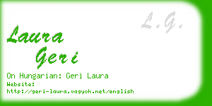 laura geri business card